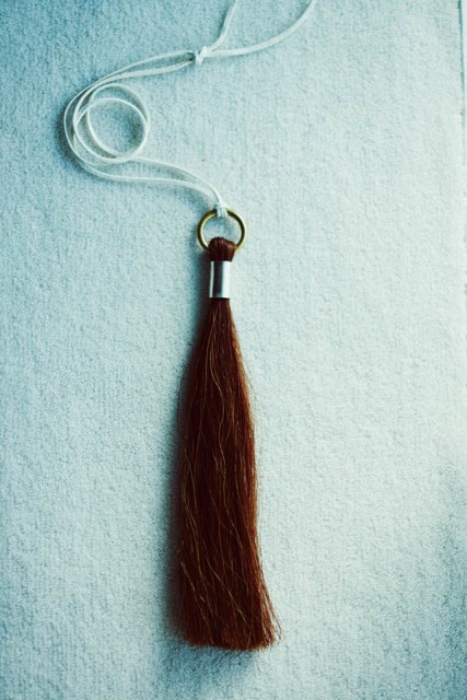FUMIKA UCHIDA horse hair key holder 