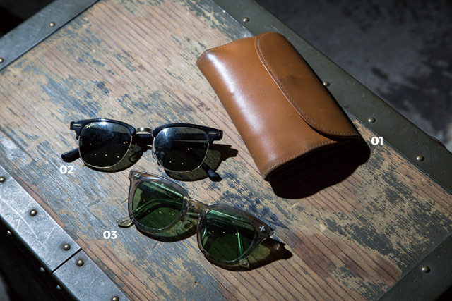 WALLET  Whitehouse  Cox[01]　SUNGLASSES  B&L Ray Ban[02] BAUSCH& LOMB[03] 