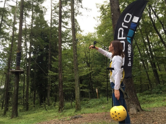 GOPRO HERO5blackを使用するゆうりGOPRO HERO5blackを使用するゆうり