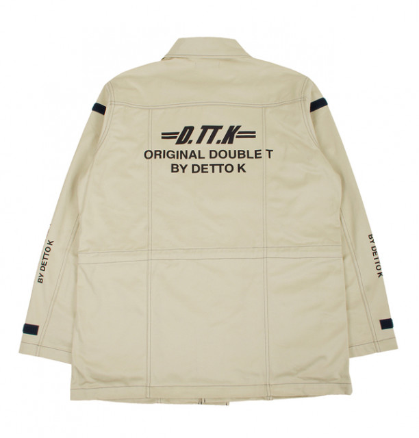 2016冬 ジャケットのメンズストリートファッション / D.TT.KのCOMBAT JKT 後ろ身 