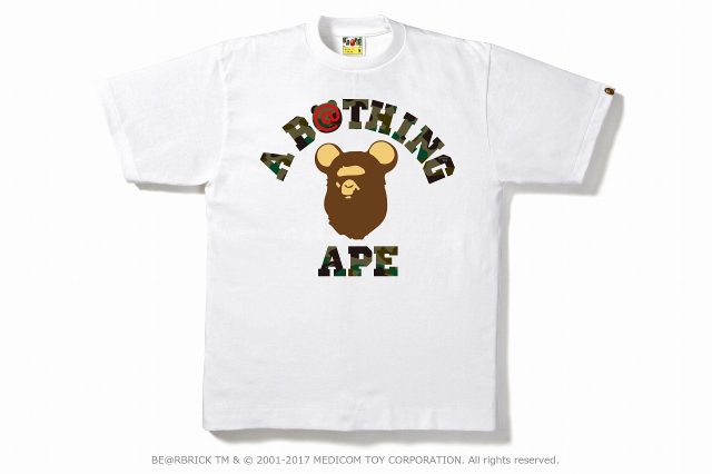 A BATHING APE® ｘ BE@RBRICKコラボ第二弾Tシャツ 