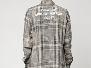 offwhite チェックシャツ